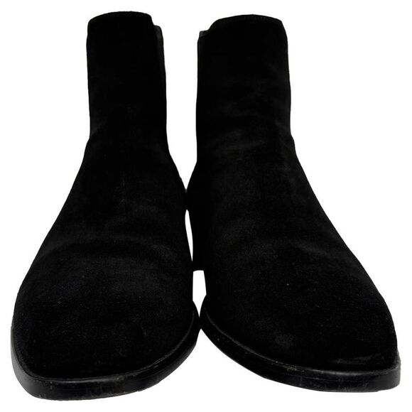 Pre Loved saint laurent Suede Ankle Boots Men black - Picture 1 of 8